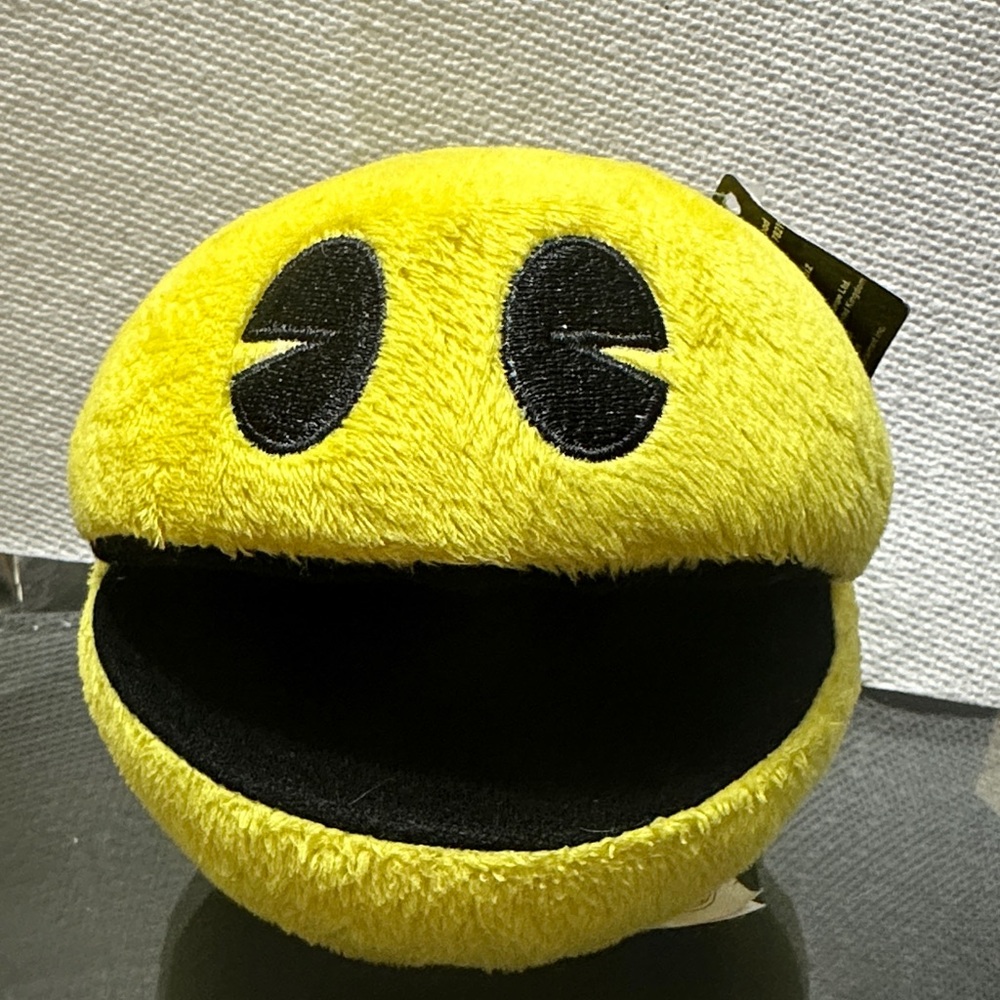Yellow Plush Doll with Black Accents